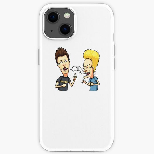 Beavis and butthead frog baseball  iPhone Case