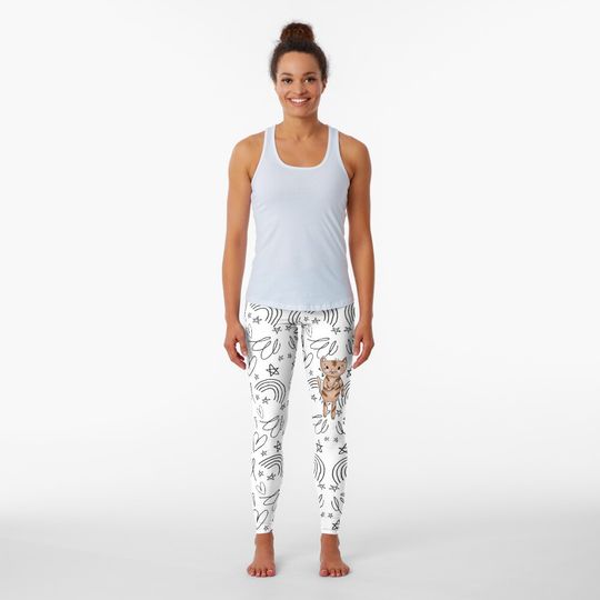 Mew you! - by:cat Leggings