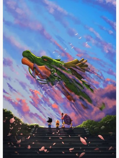 The Rise Of Shenron Premium Matte Vertical Poster