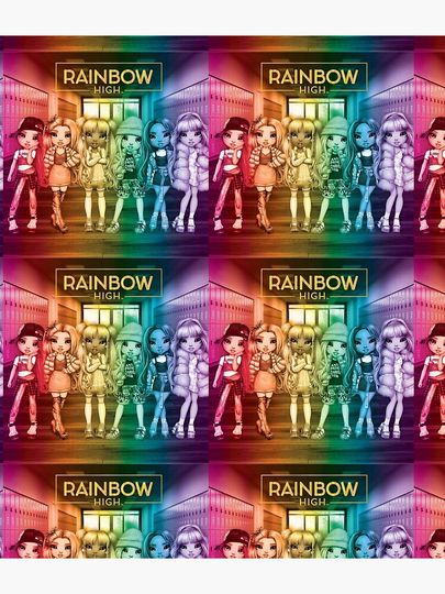 Rainbow High group artwork Poster classic Backpack