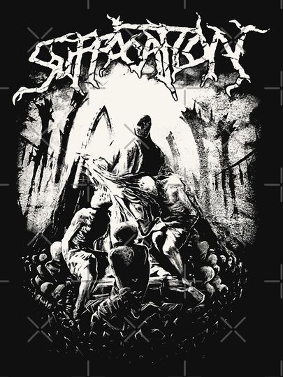 Suffocation Death Gothic Grunge Emo Y2K Unisex T-Shirt