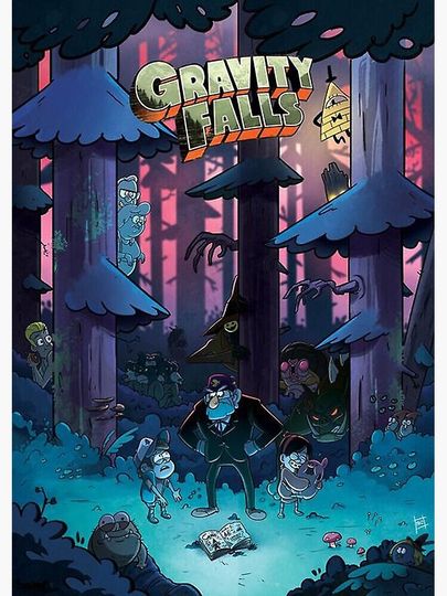 Gravity Mystery Falls Premium Matte Vertical Poster