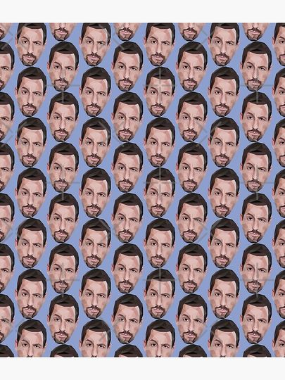 Mighty Adam Sandler low poly art Backpack
