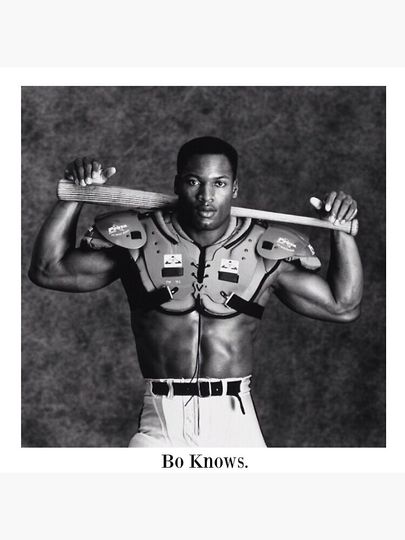 Bo Jackson Tee Premium Matte Vertical Poster