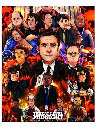 Threat Level Midnight - The Office Classic T-Shirt