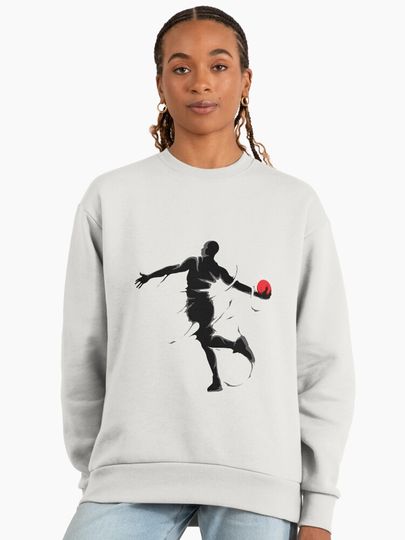 Playing Basketball Premium Oversized Sweatshirt