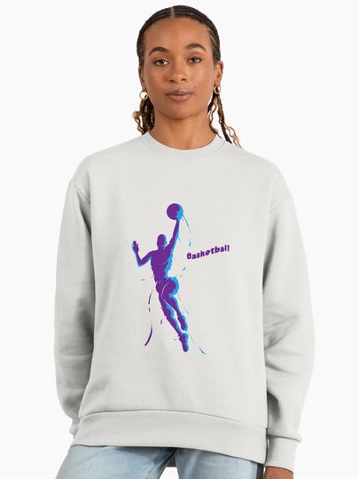 Playing Basketball Premium Oversized Sweatshirt