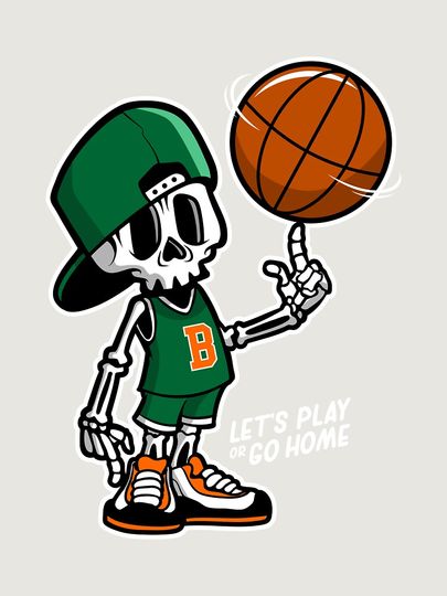 skeleton basketball player Premium Oversized Sweatshirt