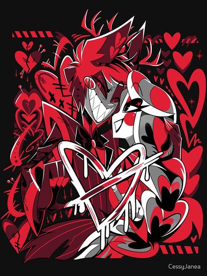 Charlie + Alastor 2023 Hazbin Hotel V-day Inspired