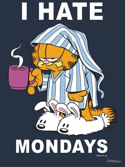 Garfield I Hate Mondays Coffee Garfield  Premium Sweatshirt