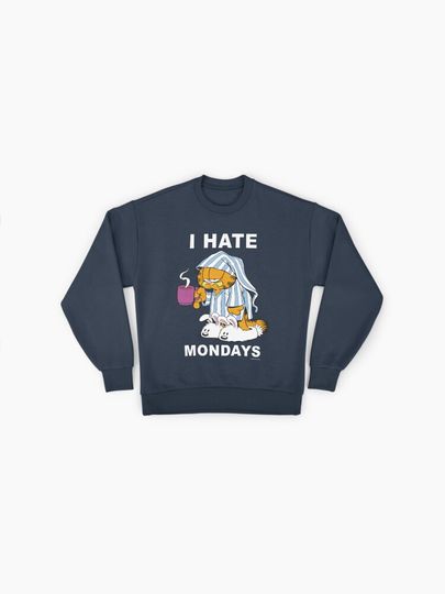 Garfield I Hate Mondays Coffee Garfield  Premium Sweatshirt
