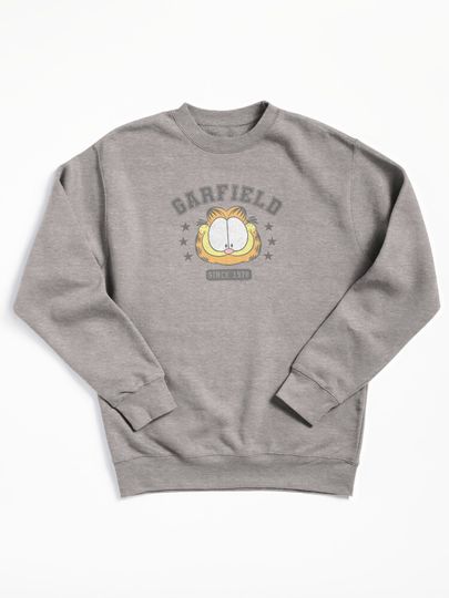 Garfield Big Face College Tee Since 1978 Pullover Sweatshirt