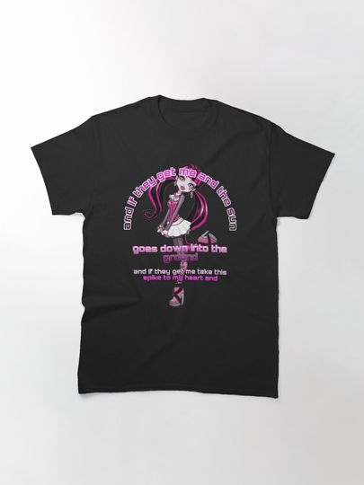 Vampires Will Never Hurt You Classic T-Shirt – Casual Graphic Tee for Fans
