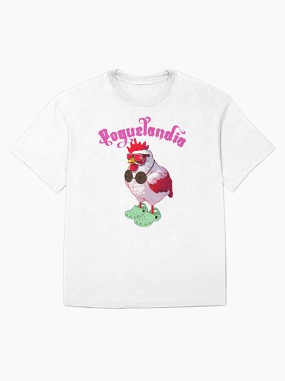 Poguelandia Cool Chicken Oversized T-Shirt
