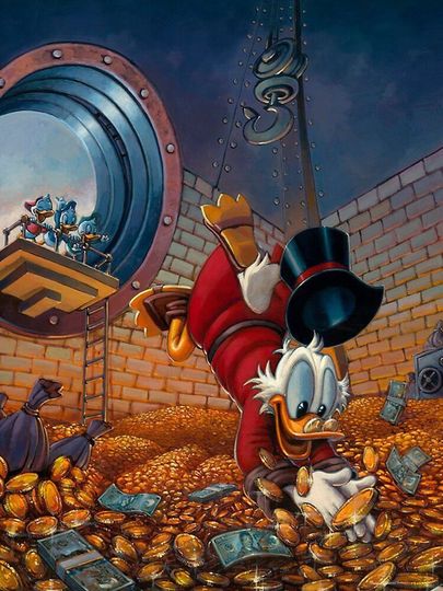 Scrooge McDuck iPhone Case