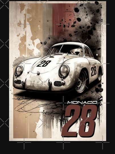 Porsche 356 Monaco Poster Essential T-Shirt