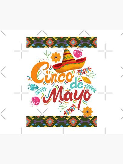 Happy Cinco De Mayo Mouse Pad, Mexican Party
