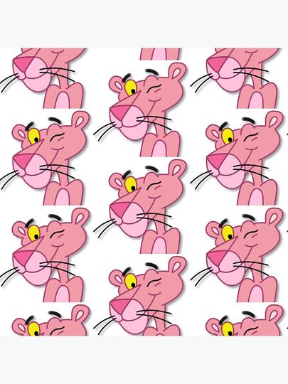 The pink Panther Throw  Pillow