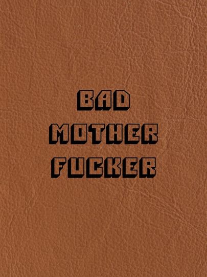 Bad Mother Fucker - Pulp Fiction iPhone Case