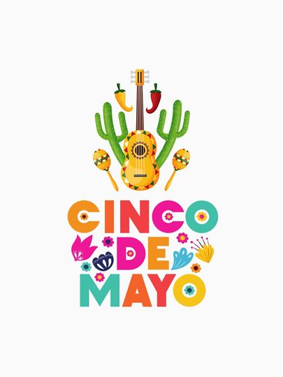cinco de mayo Baseball ¾ Sleeve T-Shirt