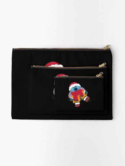 Disney Stitch Merry Christmas Makeup Bag