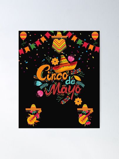 Fiesta Squad Cinco De Mayo Poster