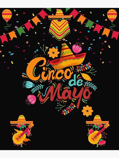 Fiesta Squad Cinco De Mayo Poster