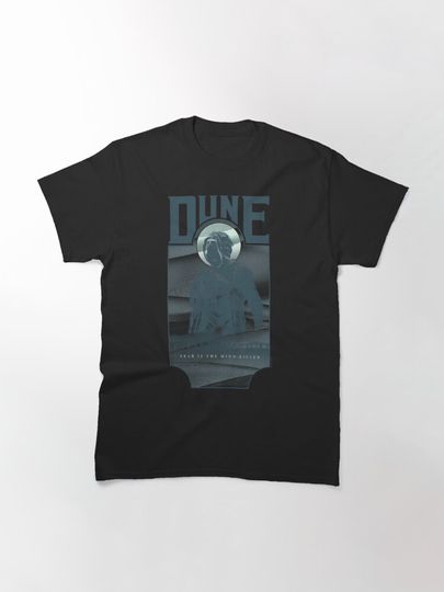 Dune Paul Of Arrakis Portrait With Quote Classic T-Shirt