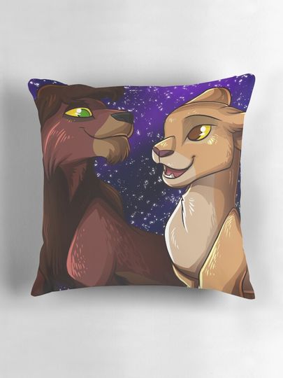 Kovu and Kiara Pillow
