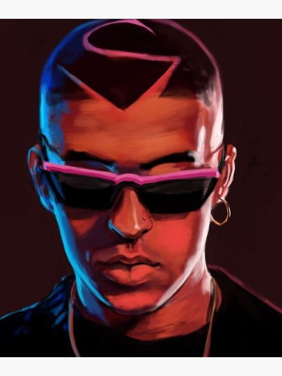 Bad Bunny Canvas - Bad Bunny merch