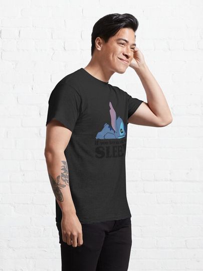 Lilo & Stitch Sleepy Stitch Classic T-Shirt, Disney Lilo Stitch Shirt