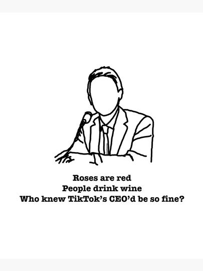 TikTok CEO Poem Tote Bag