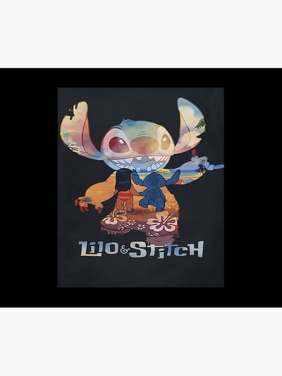 Lilo and Stitch Throw Blanket – Cozy Soft Bed Sofa Cover