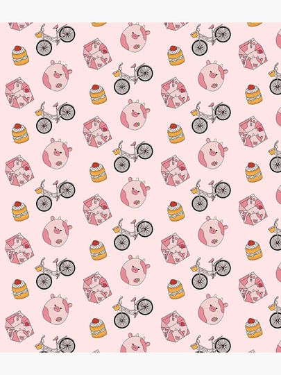 Strawberry Cow Hobbies Pattern Backpack