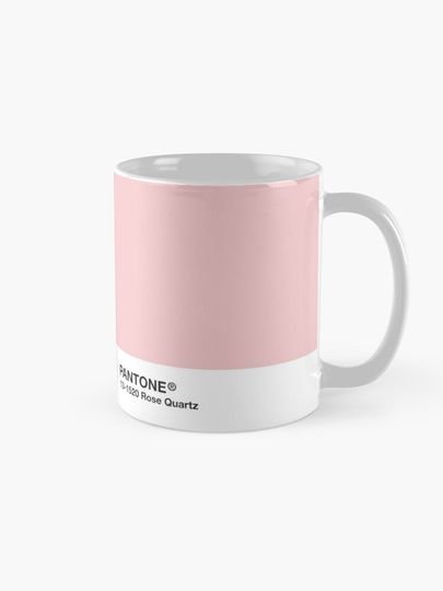 Pantone Series and Tumblr Vibes - Rose Quartz AKA Millennial Pink Coffee Mug