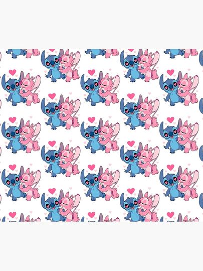 Lilo amp Stitch Love Couple Throw Blanket