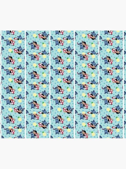 Lilo amp Stitch Pineapple Pattern Throw Blanket