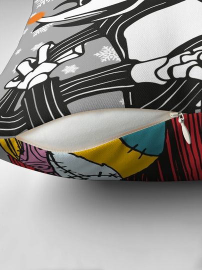 Jack Skellington, Zero and Sally - The Nightmare Before Christmas Pillow