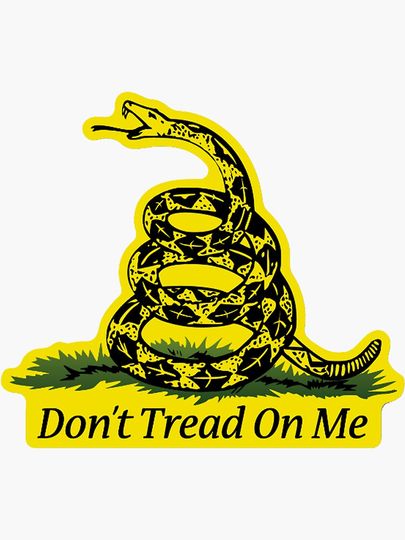 Don't tread on me  Sticker