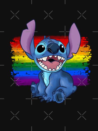 Stitch Pride Classic T-Shirt, Disney Lilo Stitch Shirt