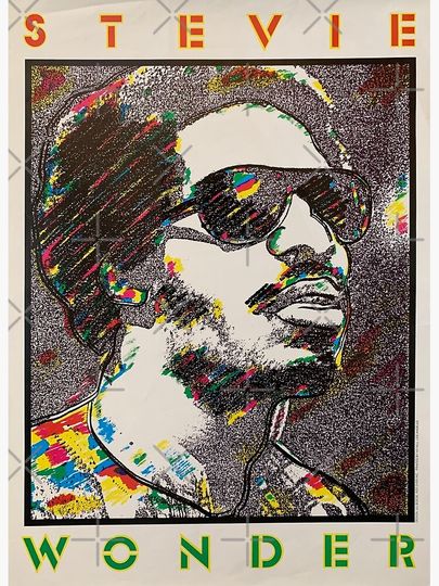 Stevie Wonder Premium Matte Vertical Poster