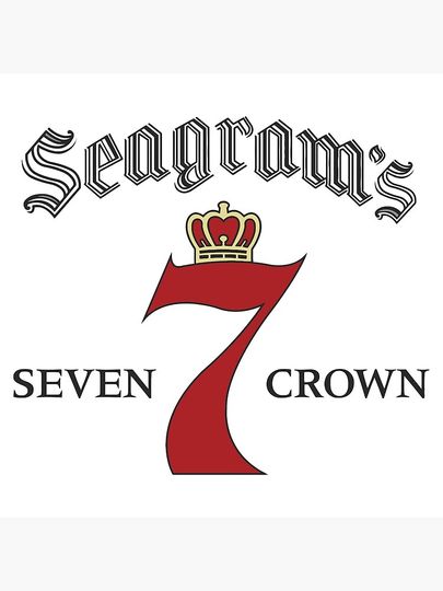 SEAGRAM’S 7 CROWN AMERICAN WHISKEY Premium Matte Vertical Poster