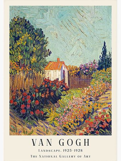 van gogh museum exhibition Premium Matte Vertical Poster