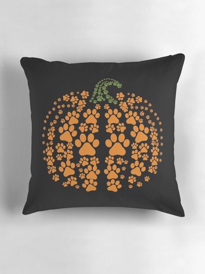 Pumpkin Halloween Funny Dog Cat Pumpkin Pillow