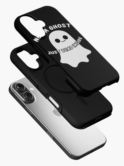 Not A Ghost Just Dead Inside Funny Boo Ghost Halloween iPhone Case
