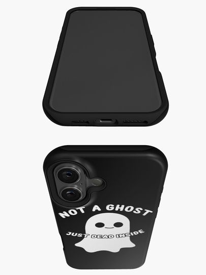 Not A Ghost Just Dead Inside Funny Boo Ghost Halloween iPhone Case