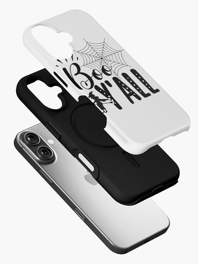 Boo Y'all Funny Witch Halloween iPhone Case