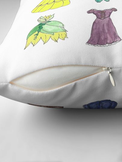 Princess Dresses Pillow