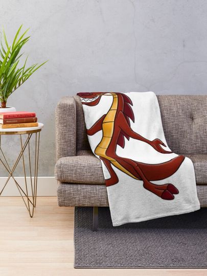 Mushu and Cricket   Throw Blanket