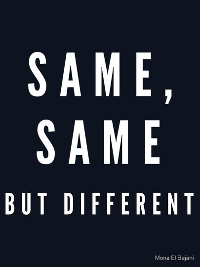 Same, Same... But Different Lightweight Hoodie